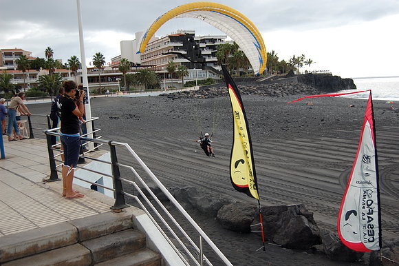 CAMPEONATO DE PARAPENTES EN LA ISLA DE LA PALMA