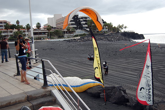 CAMPEONATO DE PARAPENTES EN LA ISLA DE LA PALMA