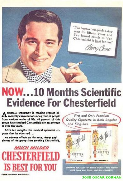 Campañas de publicidad antigua a favor del tabaco,