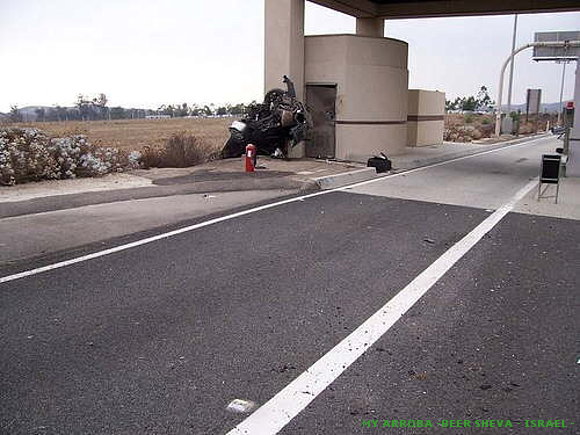 Fotos de un accidente automovilístico horrible
