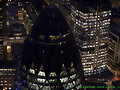 London from above, at night