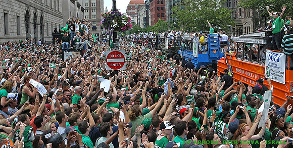 Boston Celtics parade to honor the Boston