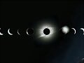 Secuencia del eclipse total de sol de 1 de agosto