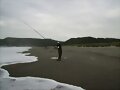 que bonita es la pesca en playa