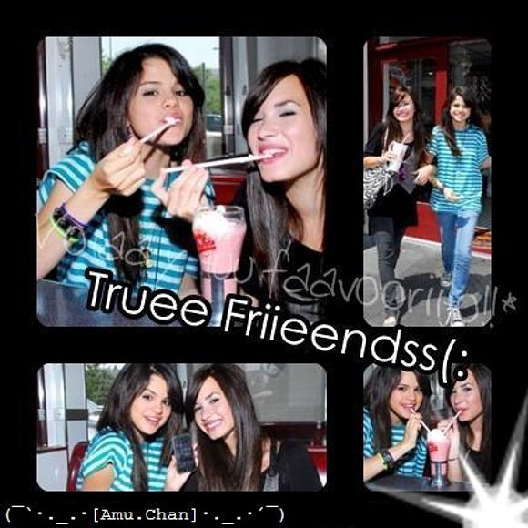 Demi y Selena! True Friends!