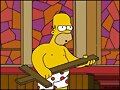 Homero semidesnudo en la iglesia jaja...