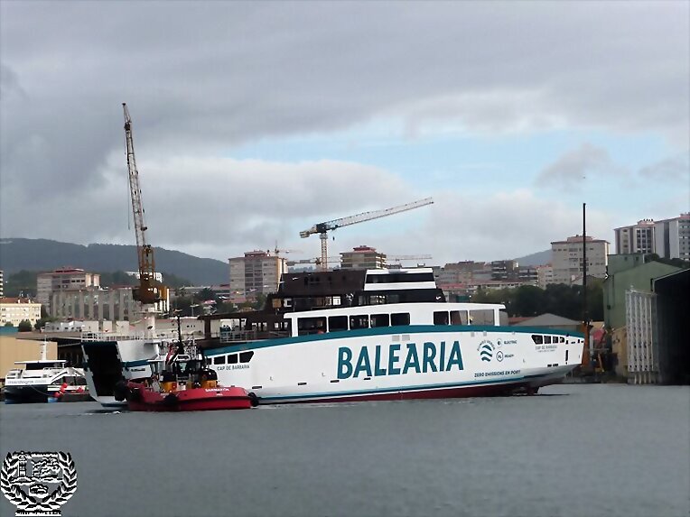 The shipyards of the Grupo Armón Vigo shipyard.