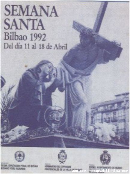 CARTEL SEMANA SANTA BILBAINA 1992