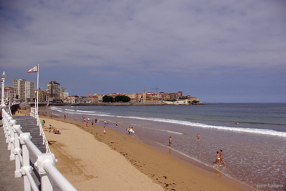 La playa de San Lorenzo
