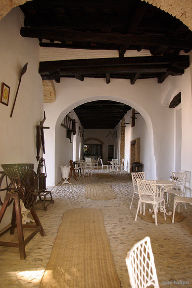Porticada en el Palacio de Medina Sidonia