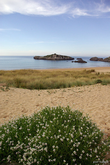 San Pedruco y  la Playa de Ris