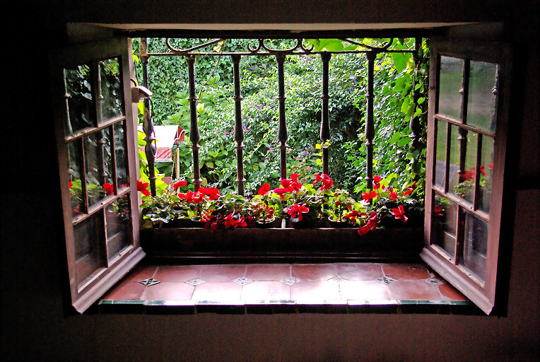 La ventana de la escalera