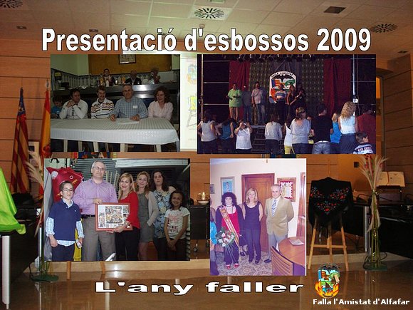 PRESENTACIÓ D'ESBOSSOS 2009