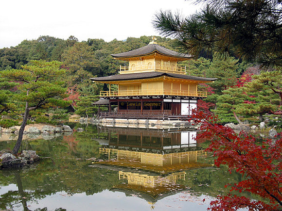 Pabellón Dorado, en Kyoto