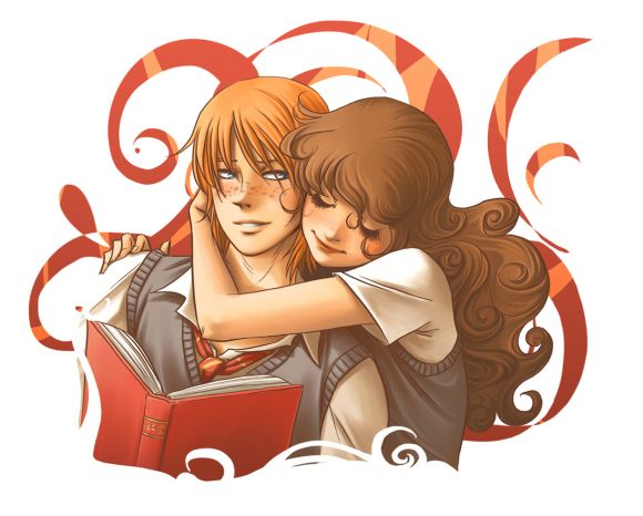 hermione y ron