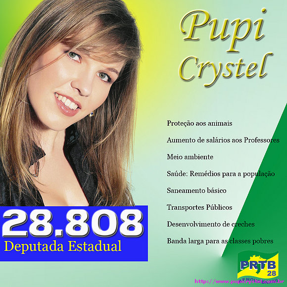 Pupi Crystel - deputada Estadual em SP - 28.808