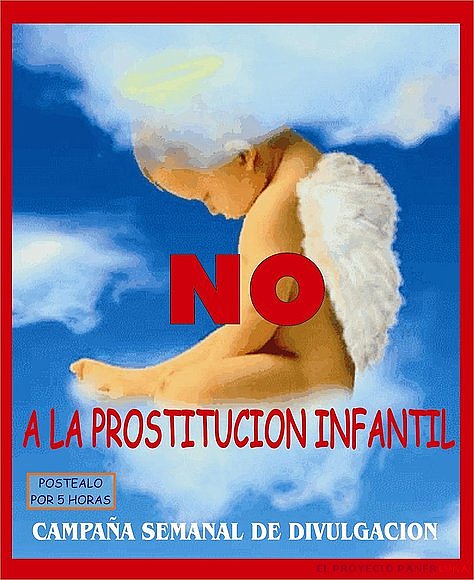 NO A LA PROSTITUCION INFANTIL