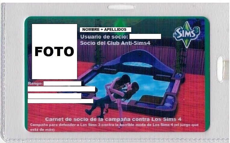 Carnet del Club Anti-Sims4