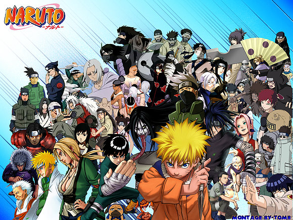 Naruto y todos los personajes! o casi todos....