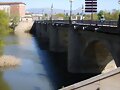 Puente sobre el r&iacute;o Ebro a su paso por Logro&ntilde;o