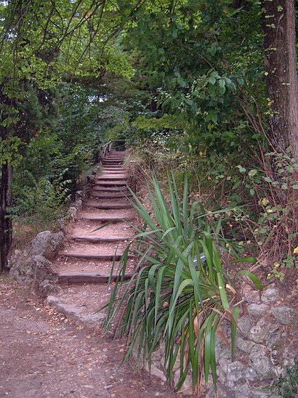 Escalera parque de la Font Roja (Alcoy)