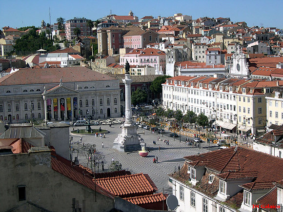 PLAZA DEL ROSSIO .LISBOA