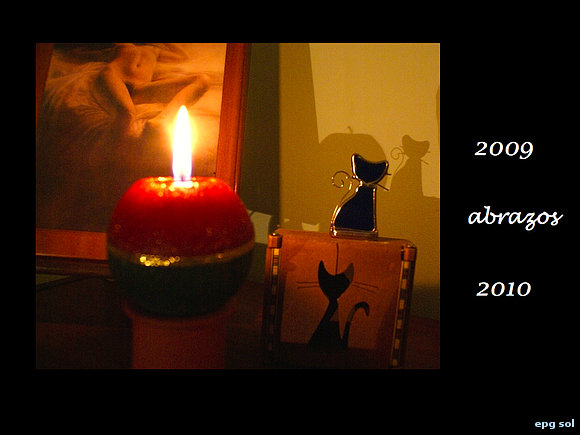... y de piel, luz y arrullos de gato para el 2010