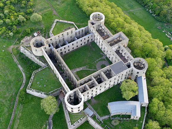 Castillo visto desde el aire