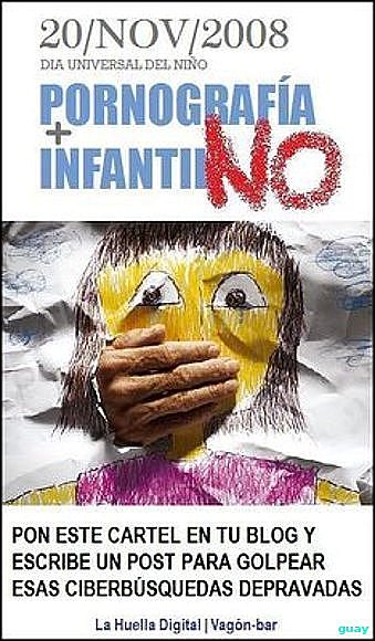 No a la pornografía infantil!!