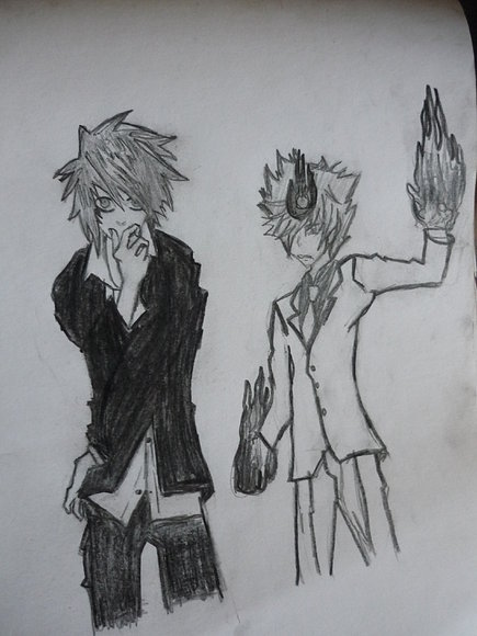 L ryuzaki and tsuna