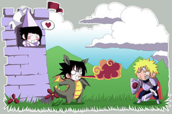 naruto y sasuke dragon feo