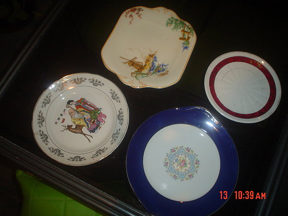 platos de porcelana