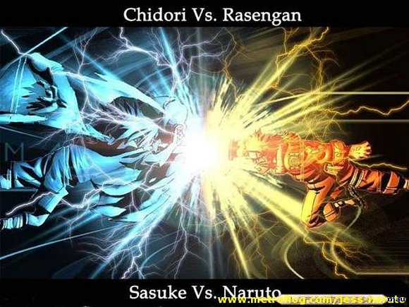 rasengan  vs chidori