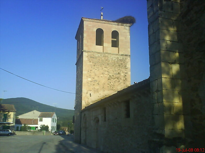Torre de la iglesia de Navafría