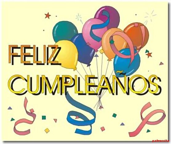 felicidades marian