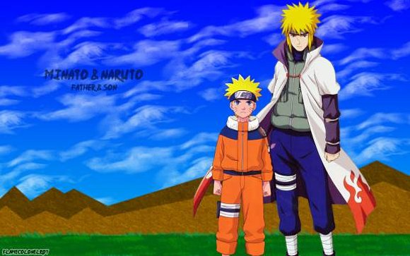 minato y naruto