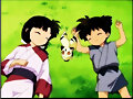 Sango, kirara y kohaku