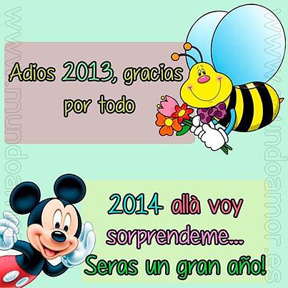 ADIOS 2013 Y HOLA 2014