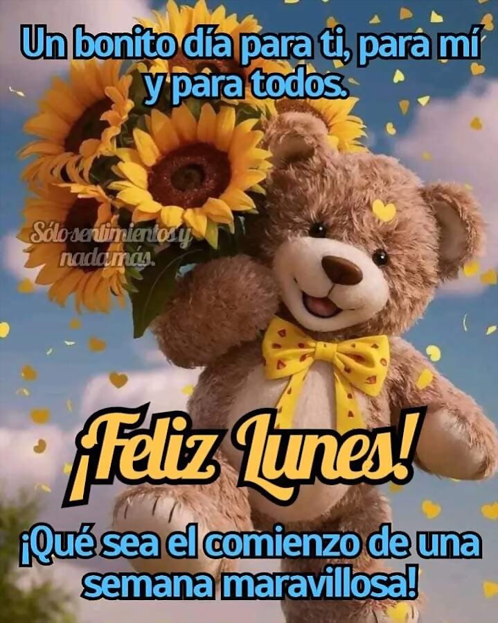 FELIZ INICIO DE SEMANA