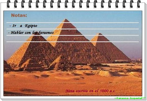 Nota de Egipto