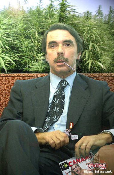 El imbecil de Aznar.