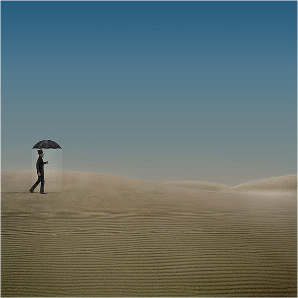 Caminando en el desierto.