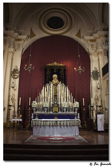 Altar del Tríduo de la Hermandad de Jesús Arahal