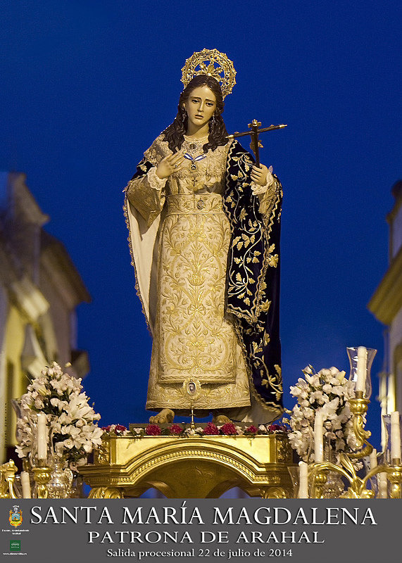 Cartel Santa María Magdalena Patrona de Arahal2014
