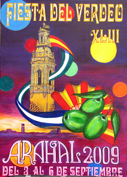 Cartel de la Feria del Verdeo de Arahal (Sevilla)