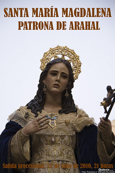 Cartel Santa María Magdalena Patrona de Arahal2010