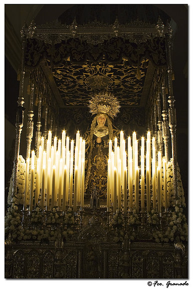 Virgen de los Dolores en Viernes Santo Arahal
