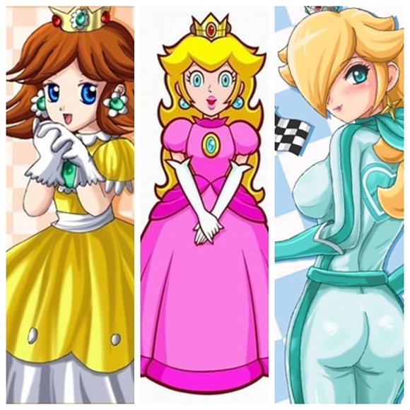 Rosalina, Peach and Daisy