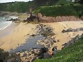 playas afectadas por el vertido de Abo&ntilde;o
