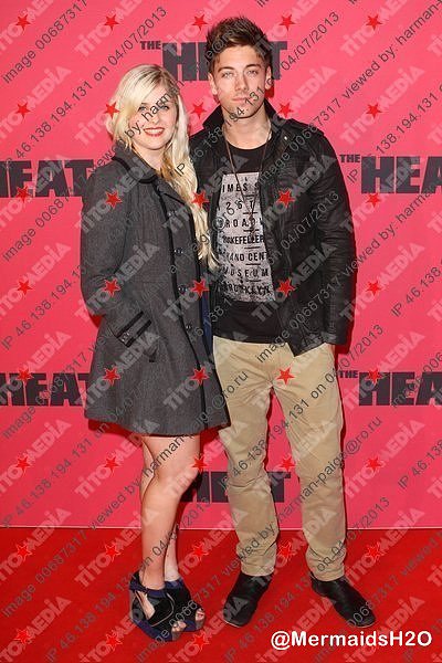Amy Ruffle & Lincoln Younes - The Heat premiere